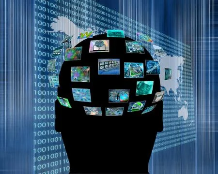 Computing Illustrazione stock