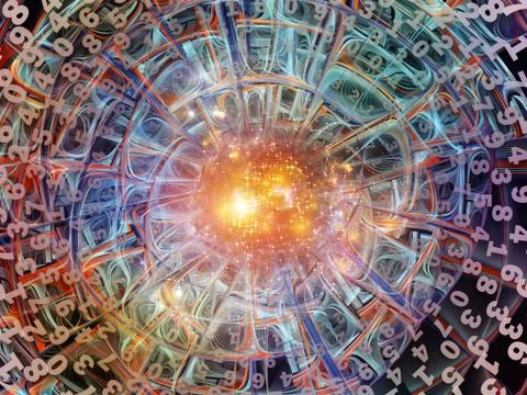 Computing Infinity Ilustração Stock