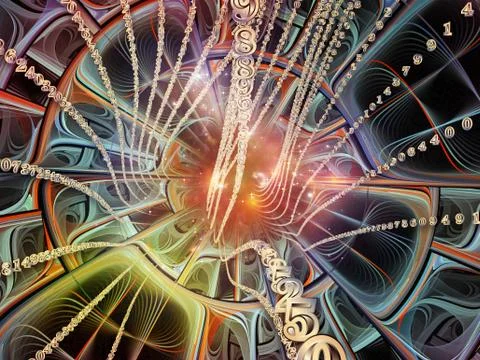 Computing Infinity Ilustração Stock