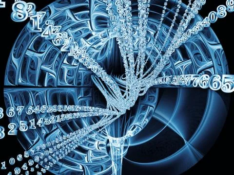 Computing Infinity Ilustração Stock