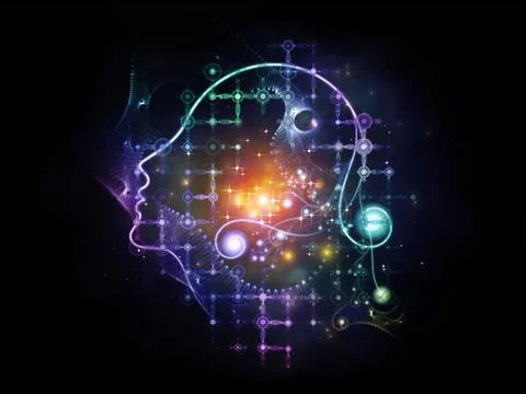 Computing Inner Logic Illustrazione stock