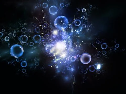 Computing Interactions Ilustração Stock