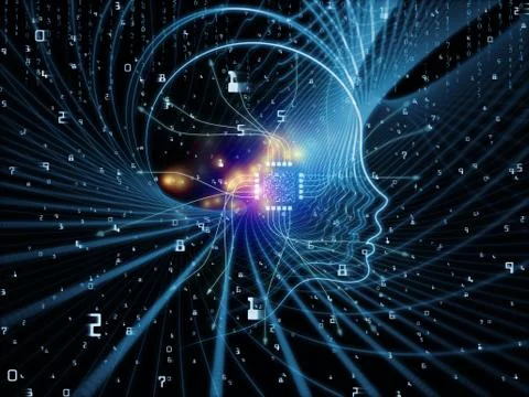 Computing Machine Consciousness Stockillustratie