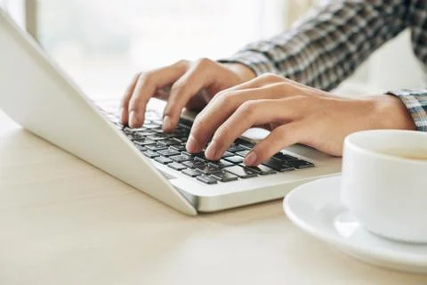 Computing man Stockfoto's