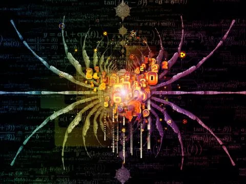 Computing Math Design Stock Illustration