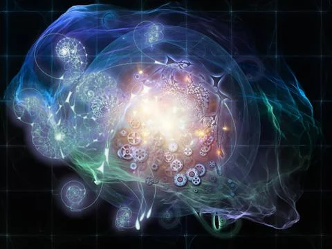 Computing Math Visualization Stockillustratie