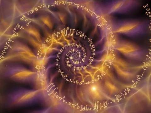 Computing Math Vortex Ilustração Stock