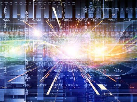 Computing Metaphor Ilustração Stock