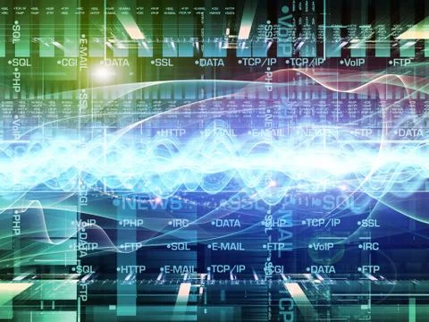 Computing Metaphor Illustrazione stock