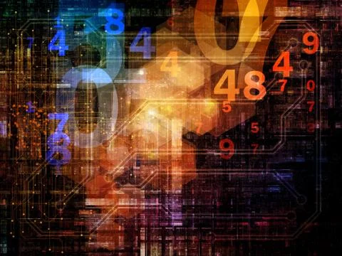 Computing Network Illustrazione stock