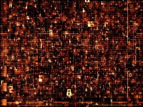 Computing Network Stock-Illustration