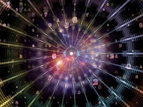 Computing Network Ilustração Stock