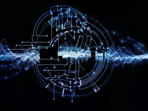 Computing Network Stock Illustration