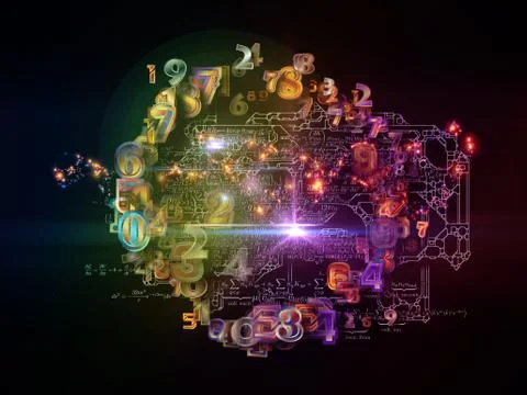 Computing Network Ilustração Stock