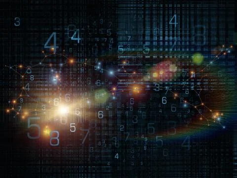 Computing Network Ilustração Stock