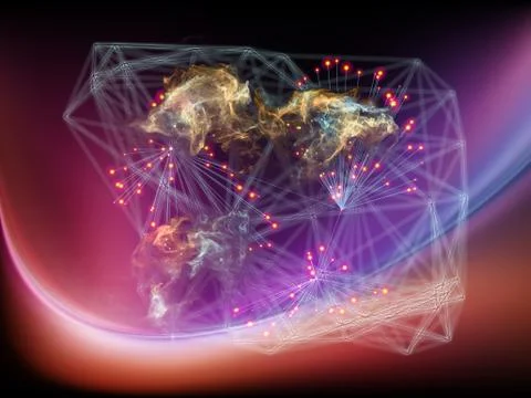 Computing Network Stock Illustration