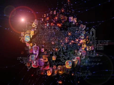 Computing Network Ilustração Stock