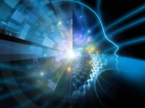 Computing New Self Stock Illustration