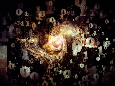 Computing Numbers 스톡 일러스트
