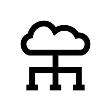 Computing pixel perfect icon Illustrazione stock