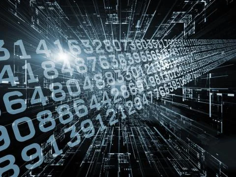 Computing Propagation Illustrazione stock