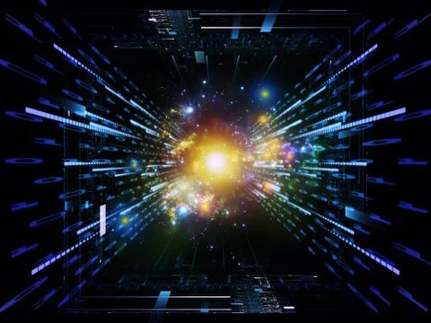 Computing Solution Ilustração Stock