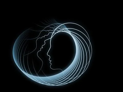 Computing Soul Geometry Stock Illustration