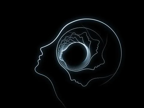 Computing Soul Geometry Illustrazione stock