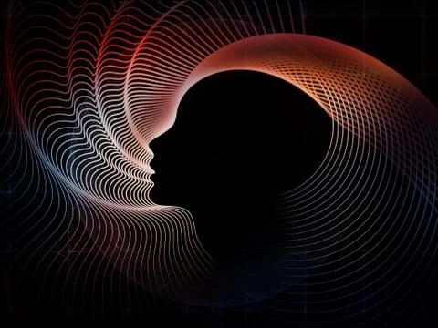 Computing Soul Geometry Ilustração Stock