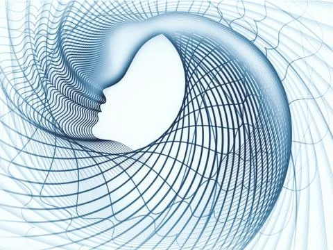 Computing Soul Geometry Stock Illustration