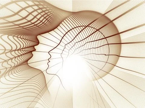 Computing Soul Geometry Stockillustratie