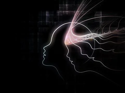 Computing Soul Geometry Illustrazione stock