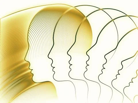 Computing Soul Geometry Stock Illustration