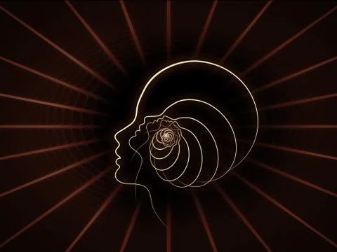 Computing Soul Geometry Illustrazione stock