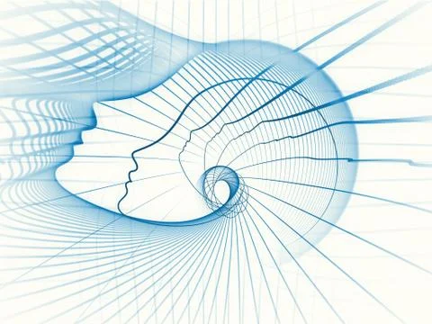 Computing Soul Geometry Stock-Illustration