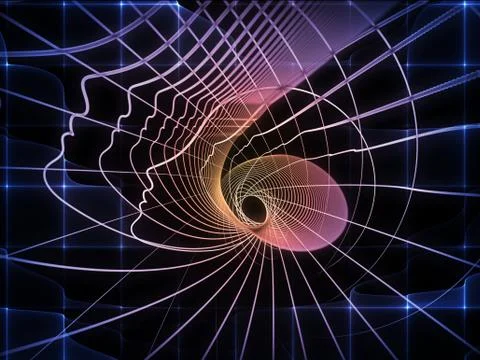Computing Soul Geometry Stock Illustration