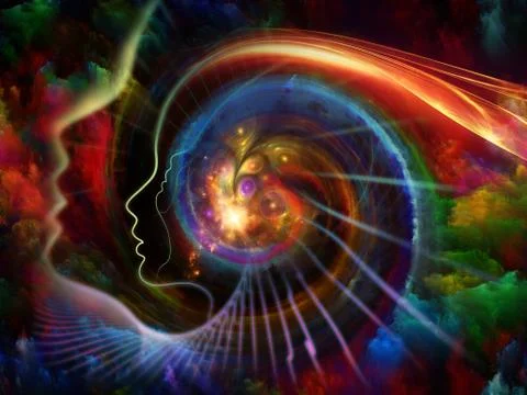 Computing the Soul Illustrazione stock