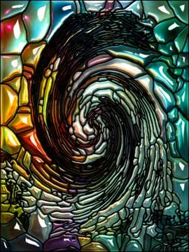 Computing Spiral Color Stock Illustration