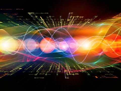 Computing Stream Illustrazione stock