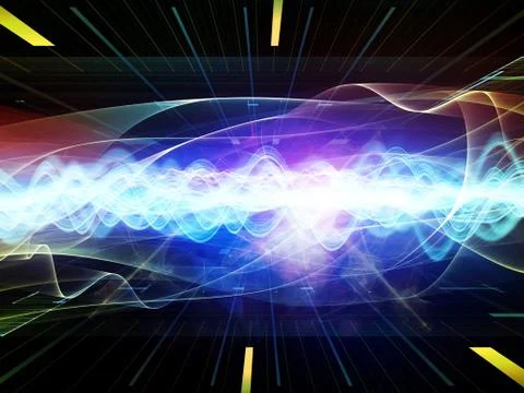 Computing Stream Illustrazione stock