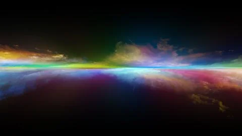 Computing Sunset Stock Illustration