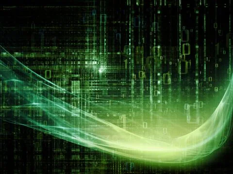 Computing Symbols Ilustração Stock