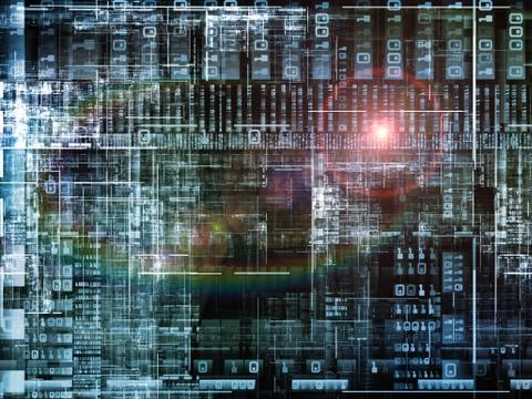 Computing Technology Links 库存插图