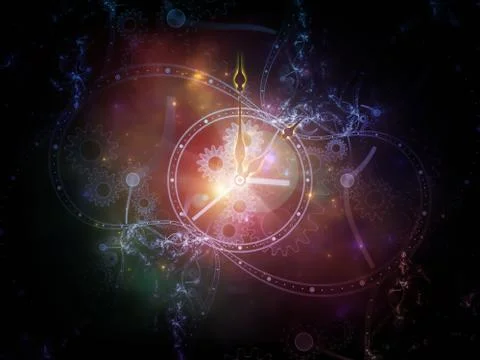 Computing Temporal Realm Stock Illustration