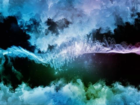 Computing Virtual Clouds Stock Illustration