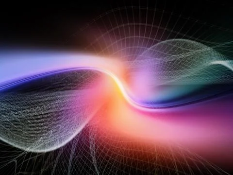 Computing Virtual World Stock Illustration