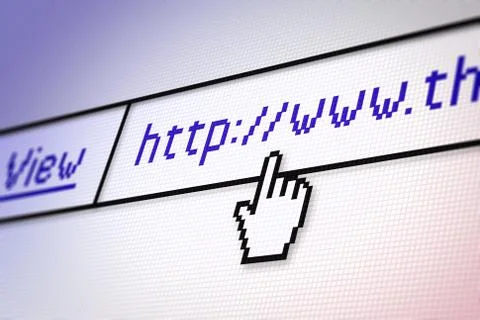 Computing - web browser Stock Illustration