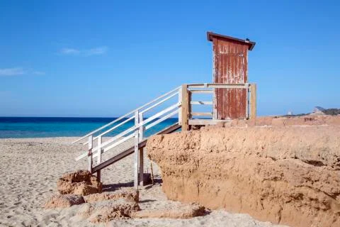 Comte Beaches, Ibiza, Spain Stock Photos