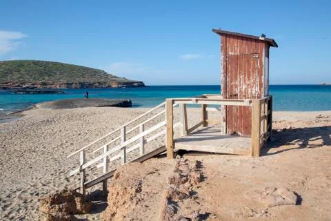 Comte Beaches, Ibiza, Spain Stock Photos