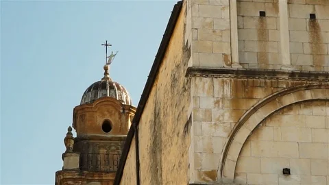 Comune di Pietrasanta. Town Square. Temples. Monuments. Stock Footage 120088341